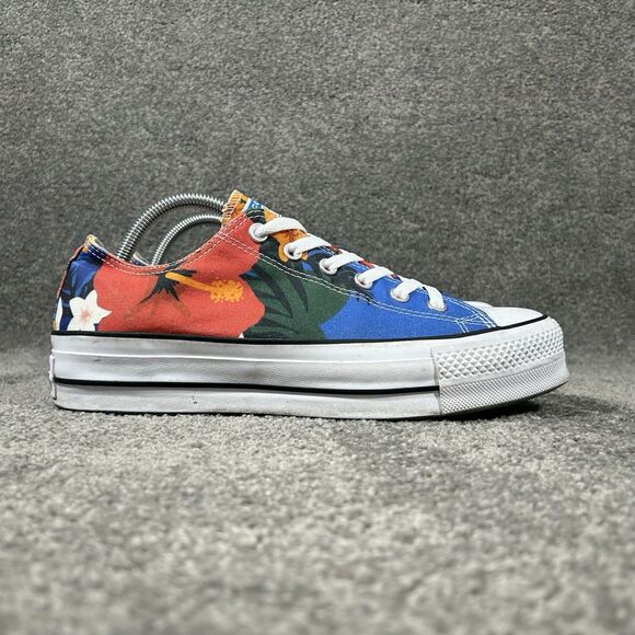 Converse Chuck Taylor All Star Lift Womens Size 11 Paradise Low Platform Shoes - Picture 1 of 11